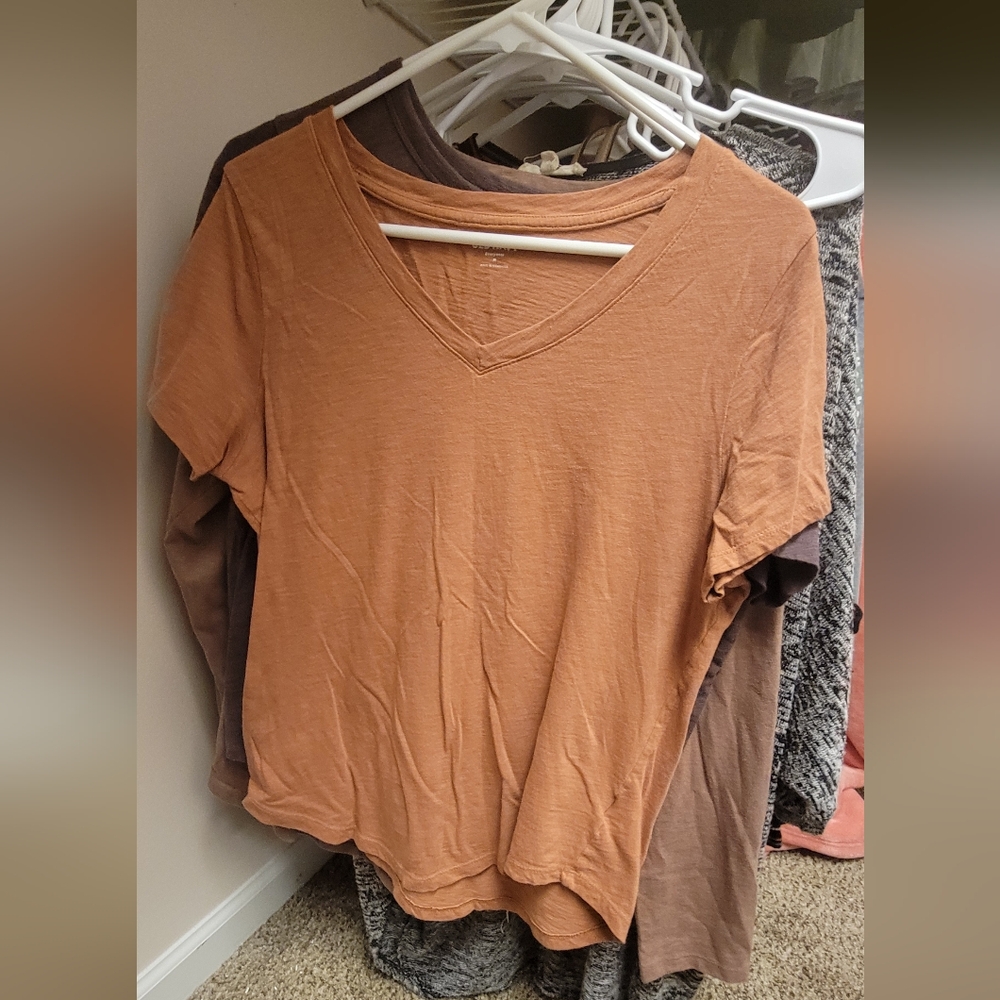 BUNDLE - Old Navy Women's V-Neck Brown Top